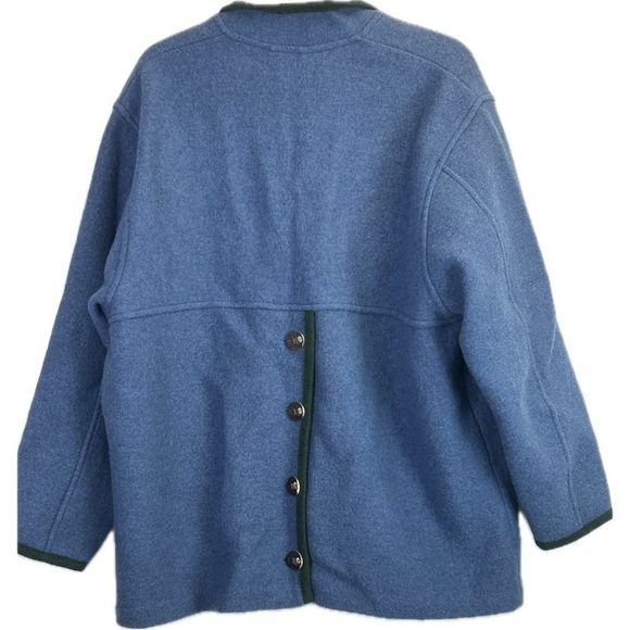 Reine Schurwolle 100% Pure New Wool Women’s Coat with beautiful floral buttons - Picture 3 of 12